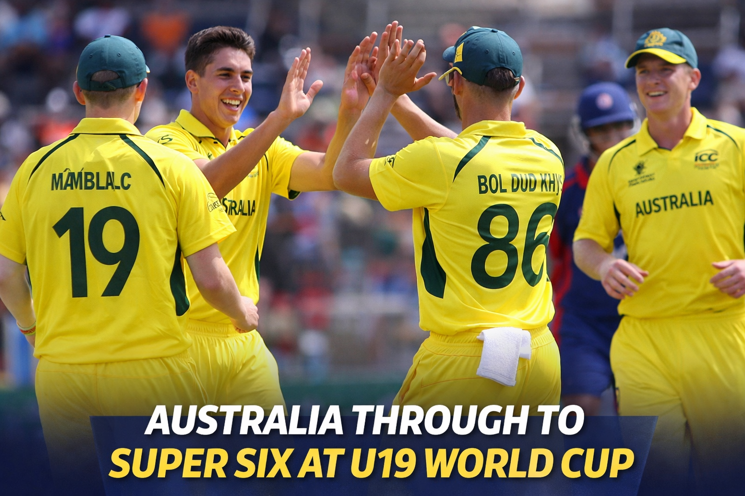 Australia through to Super Six with solid win at U19 World Cup